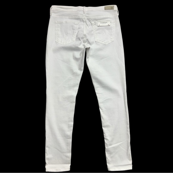 AG Adriano Goldschmied The Legging Ankle Super Skinny Ankle Jeans White NWT (30) - Picture 2 of 14